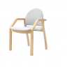Стул-кресло Джуно 2.0 натур/серый