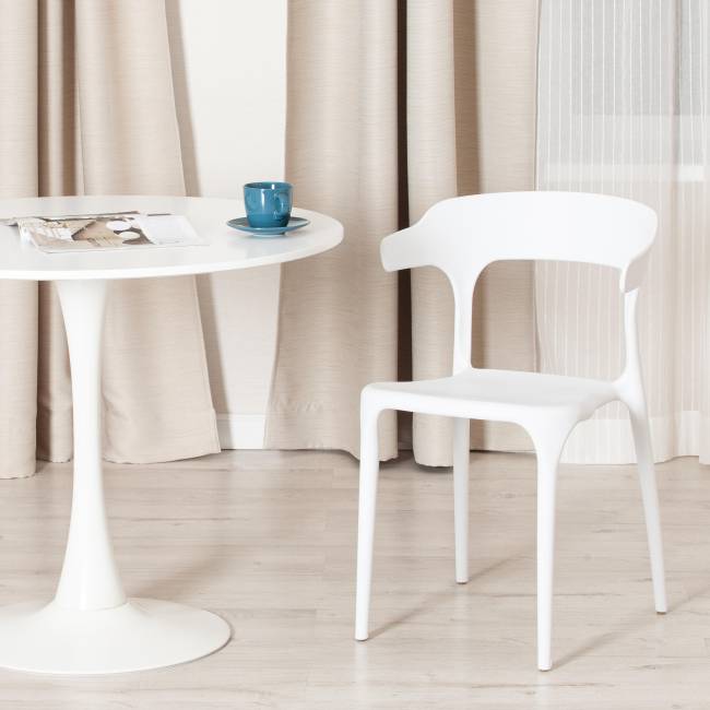 Стул TON (mod. PC33) пластик, 48 x 48 x 74 см, белый (White C0057) (Комплект из 4 шт.) белый пластик Стул TON (mod. PC33) пластик, 48 x 48 x 74 см, белый (White C0057) (Комплект из 4 шт.) белый пластик