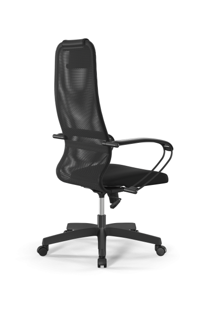 Кресло Sit 8 B1-8K - X1+UMF(X1) /Uh00/Wh00/K1bL(M09.B02.G15.W01), тем.серый-черный