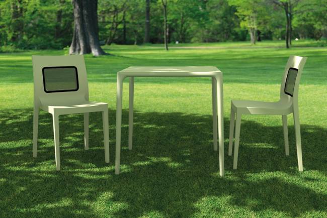 Стул пластиковый Lucca-T белый 420х490х820 мм