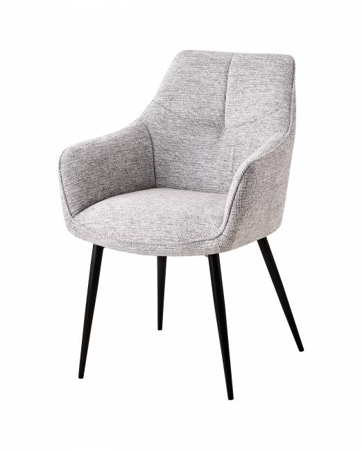 Стул обеденный Lynet рогожка светло-серый