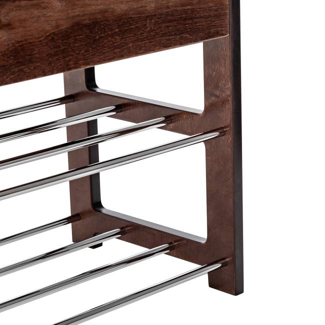 Банкетка Leset "Грейс" Орех Oregon perlamutr 120, каретная стяжка