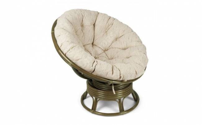Кресло-качалка "PAPASAN"   оливия с механизмом,  подушка рогожка