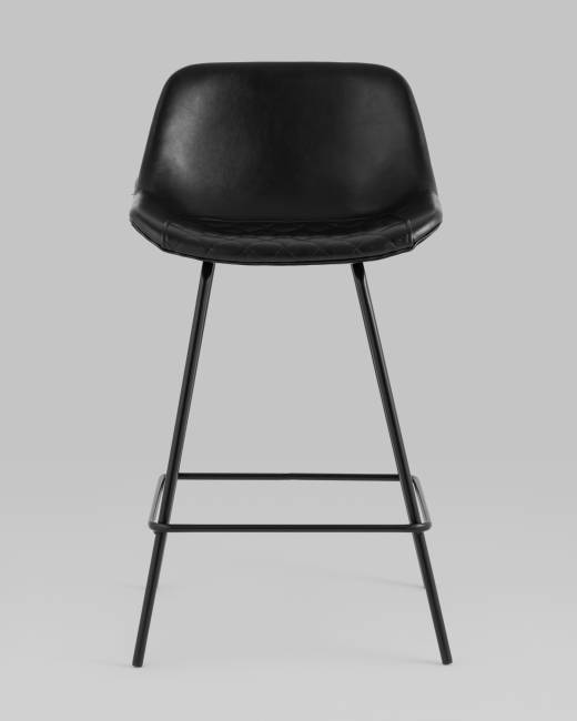 Стул полубарный Деймон экокожа черный