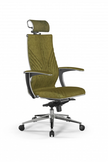 Кресло Samurai B2-13U - GoyaLE /Kc31/Wm31/U0mV-mL/H2cV-3D(M06.B32.G11.W03), оливковый