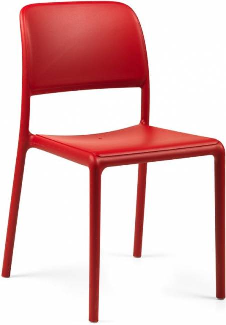 Стул пластиковый Riva Bistrot красный 540х490х830 мм