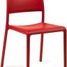 Стул пластиковый Riva Bistrot красный 540х490х830 мм