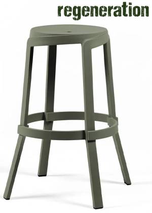 Табурет пластиковый барный Stack Maxi кактус 480х480х765 мм