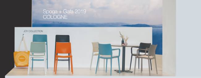 Кресло пластиковое Joy-K антрацит 563х535х795 мм