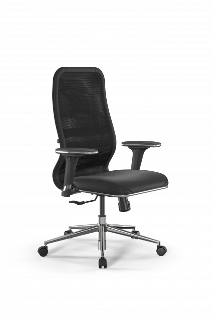 Кресло SynchroSit 8 B2-25D - X2+Extra /Uhp42/Wm12/D32P/H3mL-2D(M20.B23.G18.W02), черный