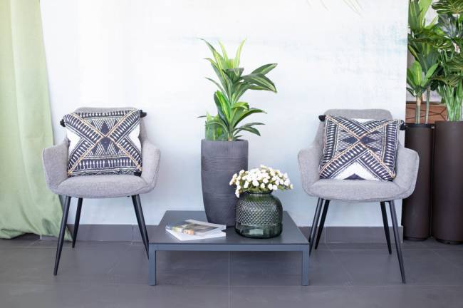 Столик ламинированный журнальный Slim Center Low Table (E) 740х740х210 мм