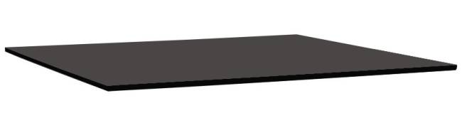 Столешница прямоугольная Solid Compact 790x690 антрацит 790х690х12 мм