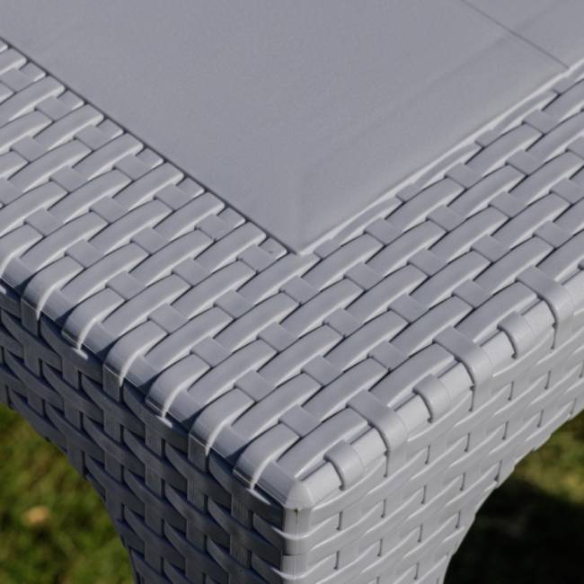 Обеденный стол JULY светло-серый