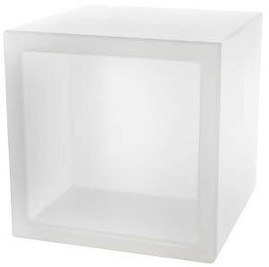 Куб открытый пластиковый светящийся Open Cube 75 Lighting белый 730х730х730 мм