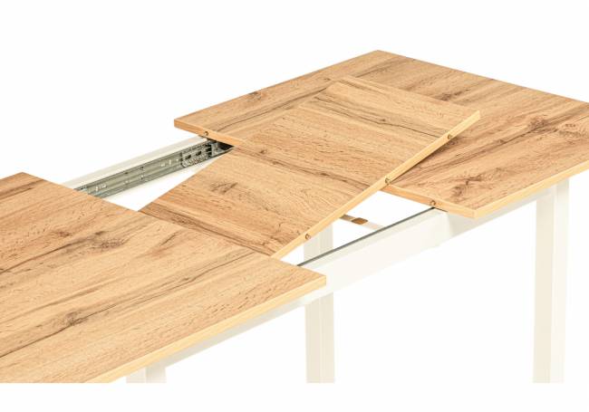 Стол деревянный Аркон 110(130)х68х75 дуб вотан / белый