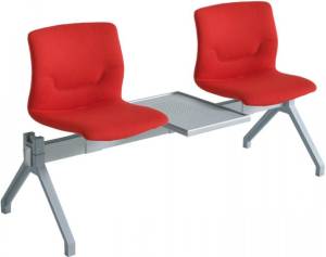 Скамейка с обивкой трехместная Slot PG 1500х550х800 мм