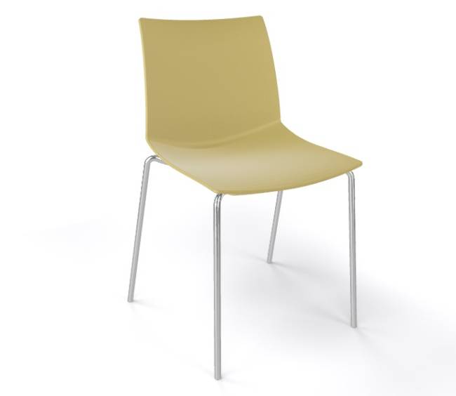 Стул пластиковый Kanvas NA зеленый шалфей 470х500х790 мм