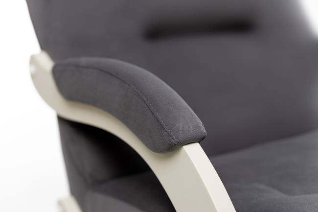 Кресло Leset Дэми Слоновая кость V32 серый