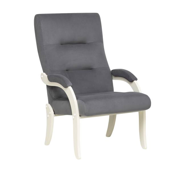 Кресло Leset Дэми Слоновая кость V32 серый