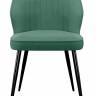 Стул DikLine 222М микровелюр Z39 авокадо, ножки черные Стул DikLine 222М микровелюр Z39 авокадо, ножки черные
