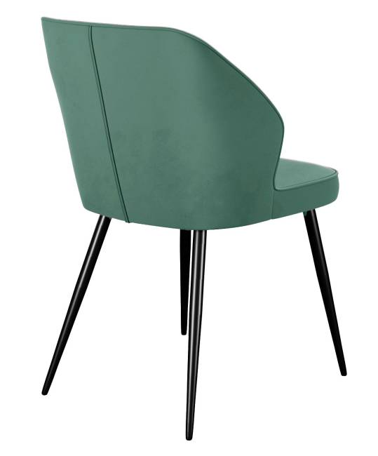 Стул DikLine 222М микровелюр Z39 авокадо, ножки черные Стул DikLine 222М микровелюр Z39 авокадо, ножки черные