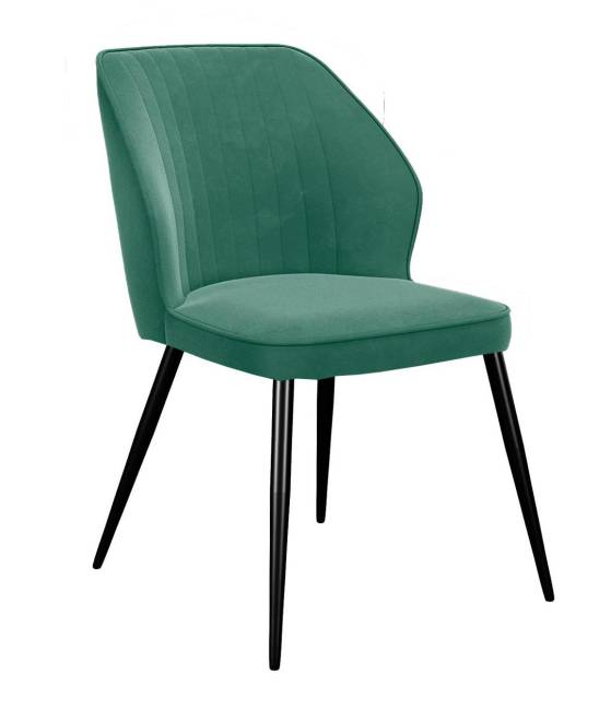 Стул DikLine 222М микровелюр Z39 авокадо, ножки черные Стул DikLine 222М микровелюр Z39 авокадо, ножки черные
