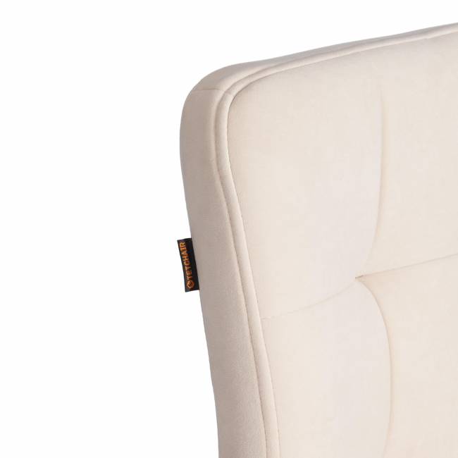 Кресло FIESTA флок , молочный, 4 молочный флок