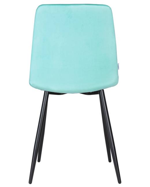 Набор 4 шт Стул обеденный DOBRIN CHILLY, Мятный Holland 50, основание черное