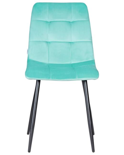 Набор 4 шт Стул обеденный DOBRIN CHILLY, Мятный Holland 50, основание черное