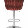 Стул барный DOBRIN MARCEL, винный велюр (MJ9-35)