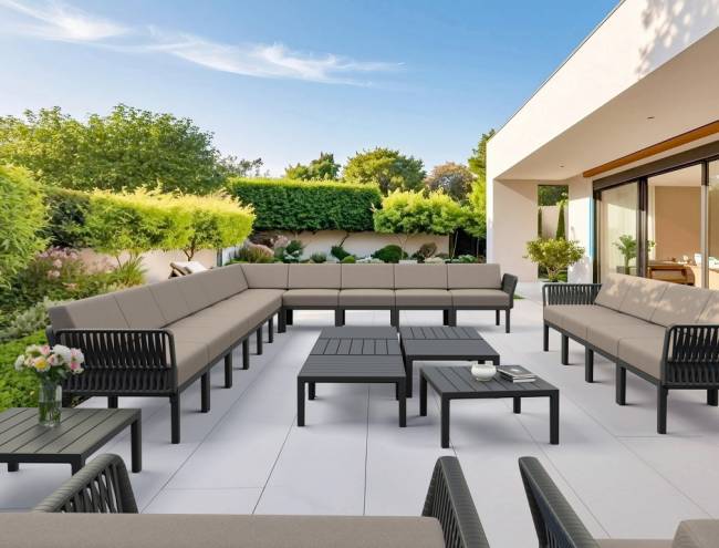 Подушка угловая для спинки дивана Portofino Lounge светло-коричневый 650х350х190 мм