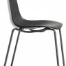 Стул пластиковый Zebra Technopolymer 4 legs антрацит 540х520х810 мм