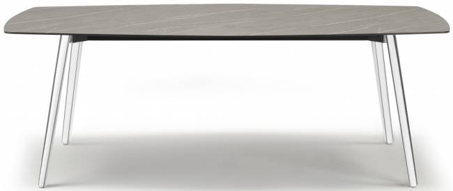 Стол ламинированный Squid алюминиевый, камень 2090х1080х730 мм