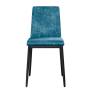 Стул DikLine 270 M19 бирюза, ножки черные
