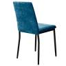 Стул DikLine 270 M19 бирюза, ножки черные