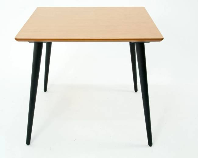 Стол Монте М 100 чёрное дерево/натур