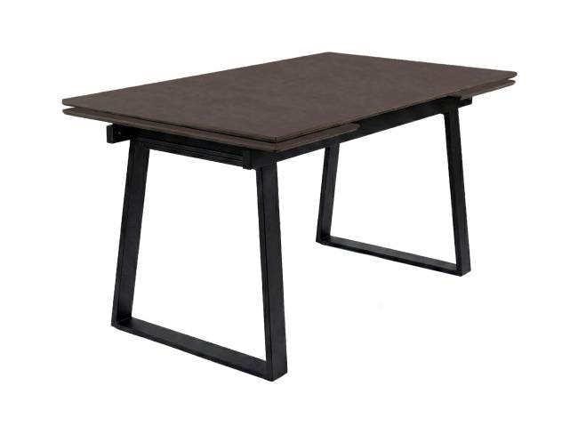 Стол DikLine DZ160 хромикс бронза/черный (2 уп.)