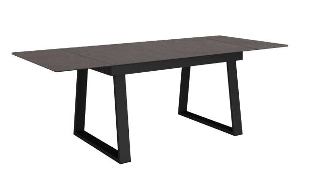 Стол DikLine DZ160 хромикс бронза/черный (2 уп.)