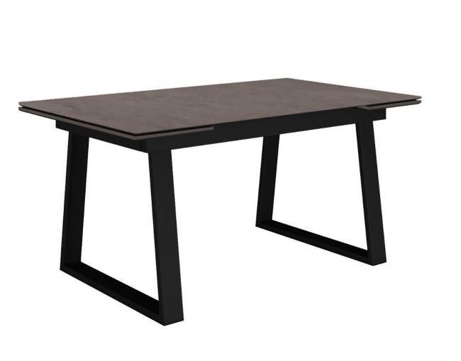 Стол DikLine DZ160 хромикс бронза/черный (2 уп.)