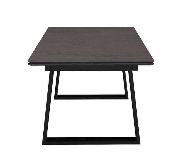 Стол DikLine DZ160 хромикс бронза/черный (2 уп.)