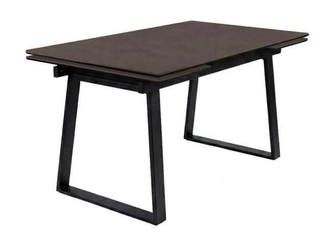 Стол DikLine DZ160 хромикс бронза/черный (2 уп.)