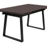 Стол DikLine DZ160 хромикс бронза/черный (2 уп.)