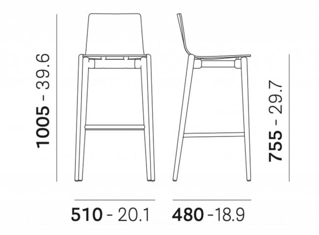Стул барный с обивкой Malmo матовый стальной, беленый ясень, хаки 510х480х1005 мм Стул барный с обивкой Malmo матовый стальной, беленый ясень, хаки 510х480х1005 мм