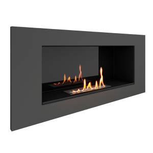 Биокамин встраиваемый SteelHeat LONG 900 LITE Small (Стемалит)