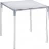 Стол пластиковый Mango Alu серебристый 720х720х720 мм