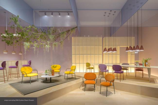 Стул барный с обивкой Stiel 530х555х1065 мм