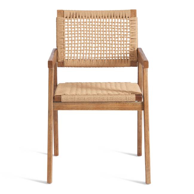 Стул Vanheim/Ванхайм дерево вяз/бечевка, груша №3, 46х45х83см натуральный дерево вяз/бечевка