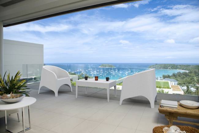 Кресло пластиковое плетеное с подушкой Aruba белый 740х750х800 мм