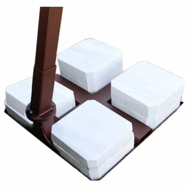 Зонт профессиональный Ø3.5 м Banana черный, бежевый Ø3500 мм