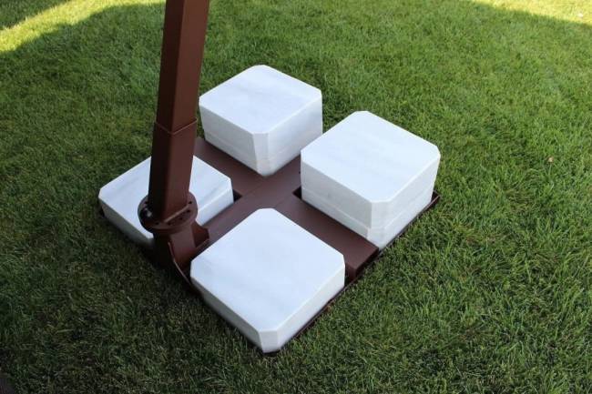 Зонт профессиональный Ø3.5 м Banana черный, бежевый Ø3500 мм